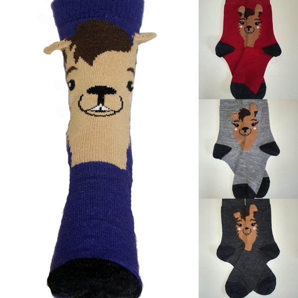 3D-​Alpaka-Socken (mit Aloe Vera)